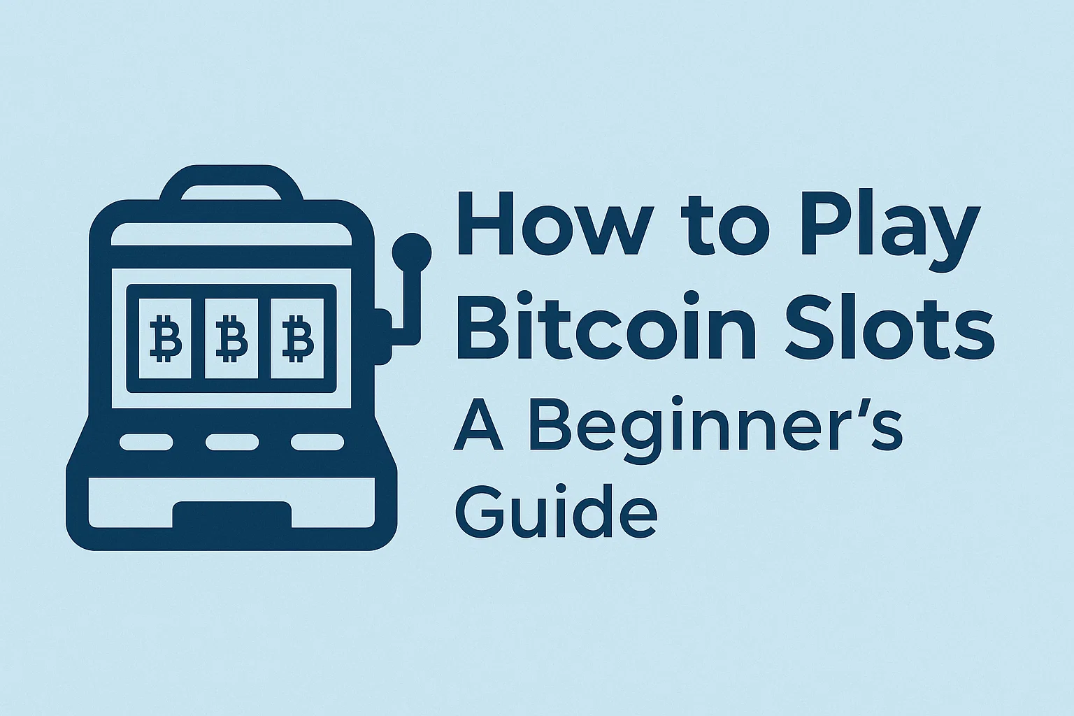 How to Play Bitcoin Slots: A Beginner's Guide