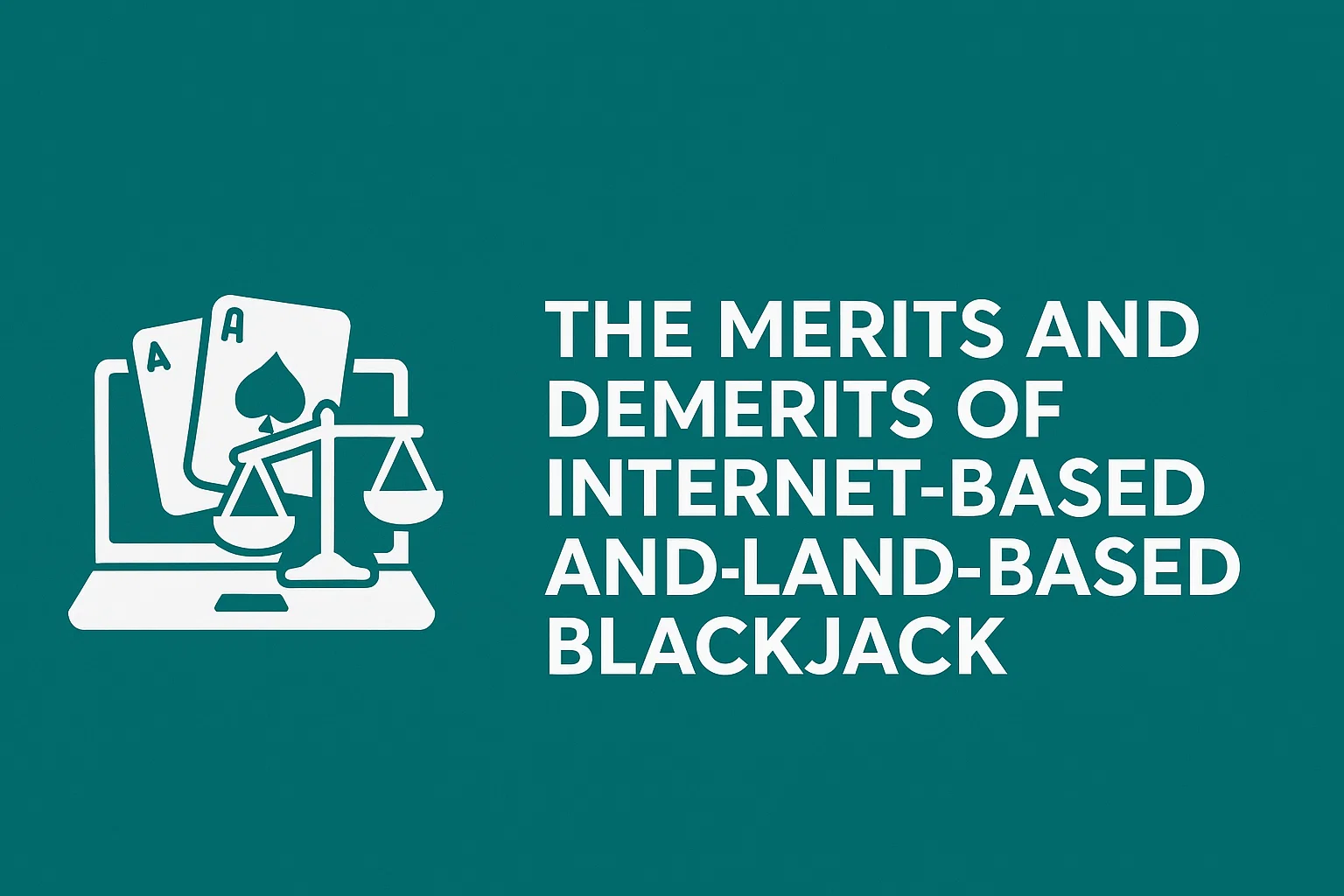 The Merits and Demerits of Internet-Based and Land-Based Blackjack